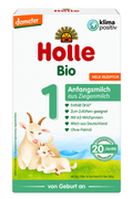 Holle Goat Stage 1 Organic Infant Formula front packaging
