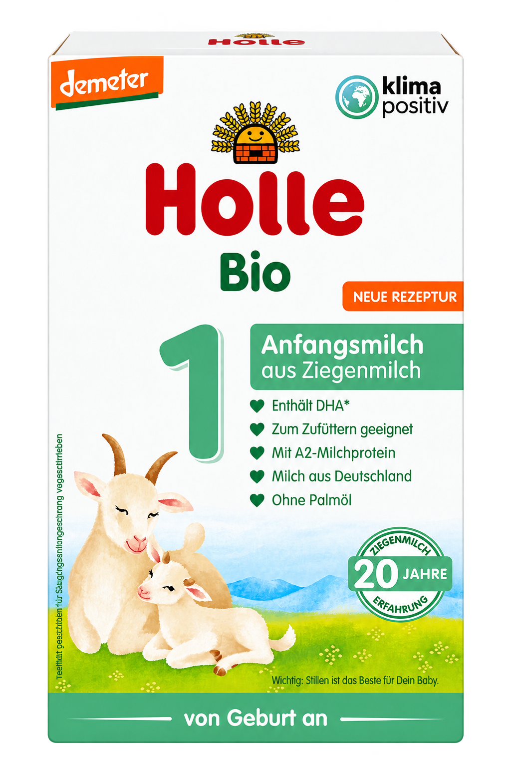 Holle Goat Stage 1 Organic Infant Formula