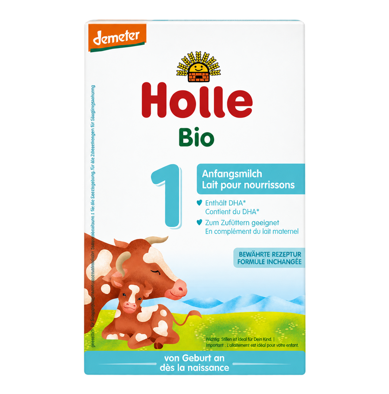 Holle Bio Stage 1 Organic Infant Formula front packaging