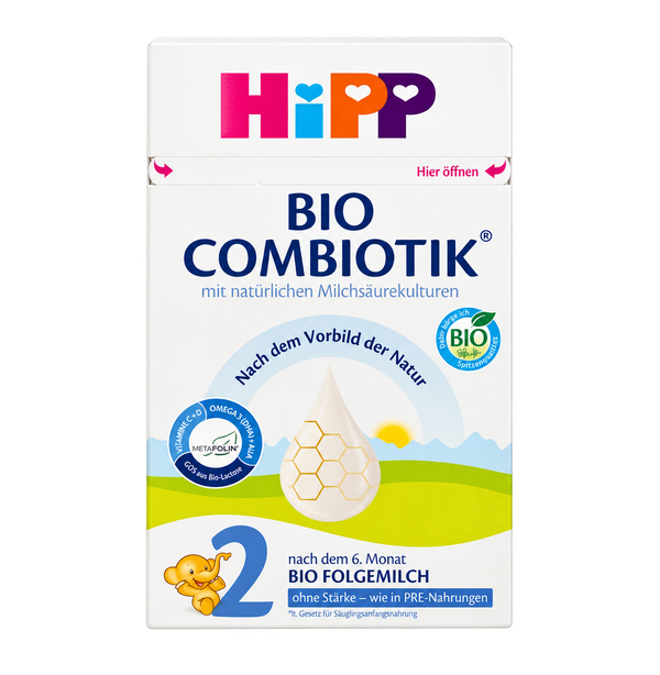 HiPP Combiotic Stage 2 No Starch Follow-On Formula front packaging