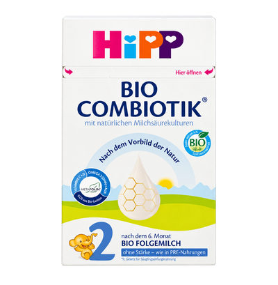 HiPP Combiotic Stage 2 No Starch Follow-On Formula front packaging