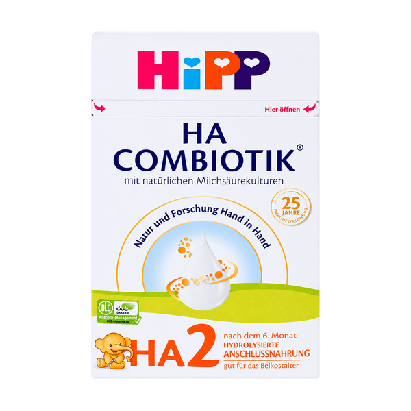 HiPP HA Combiotic Stage 2 Formula front packaging