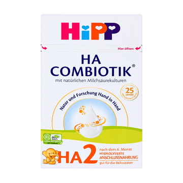 HiPP HA Combiotic Stage 2 Formula front packaging