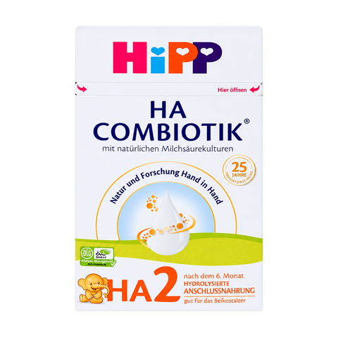 HiPP HA Combiotic Stage 2 Formula front packaging
