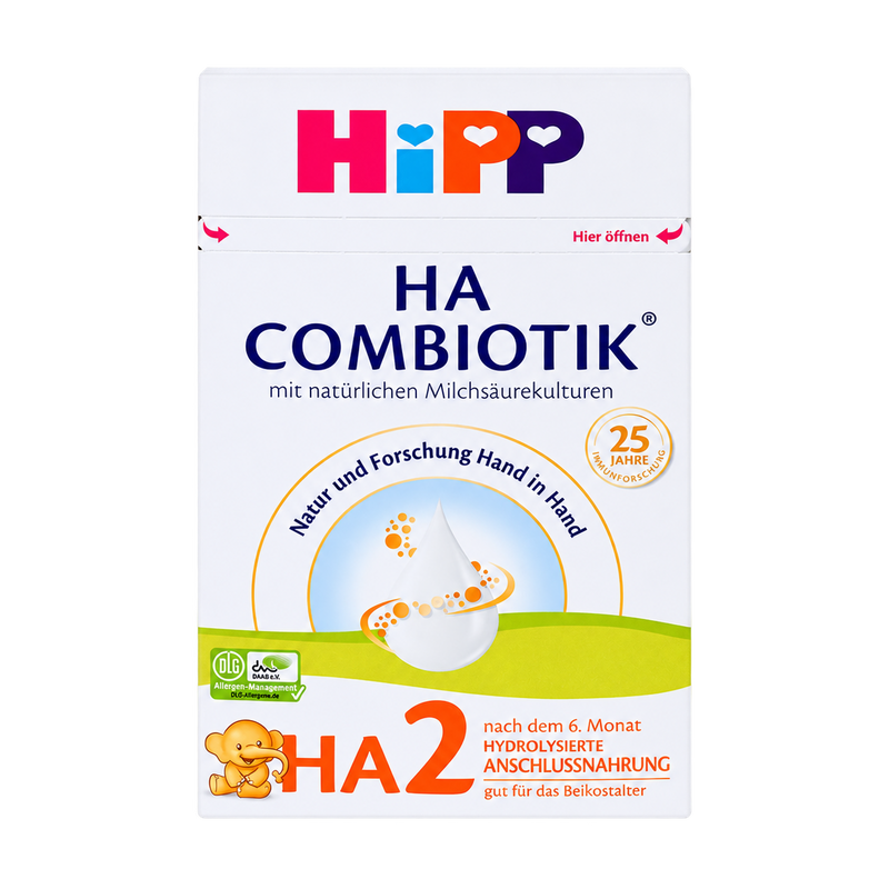HiPP HA Combiotic Stage 2 Formula front packaging