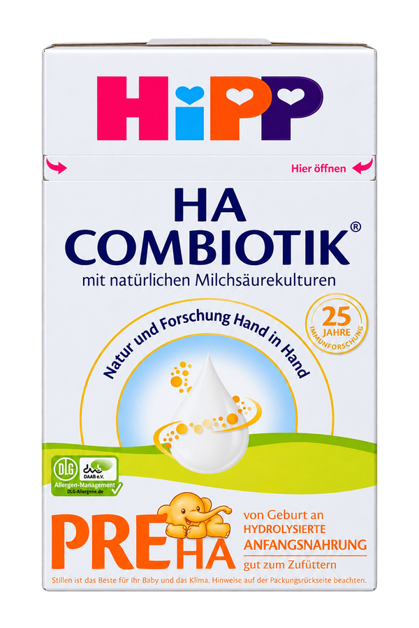 HiPP HA Combiotic Stage PRE Formula front packaging