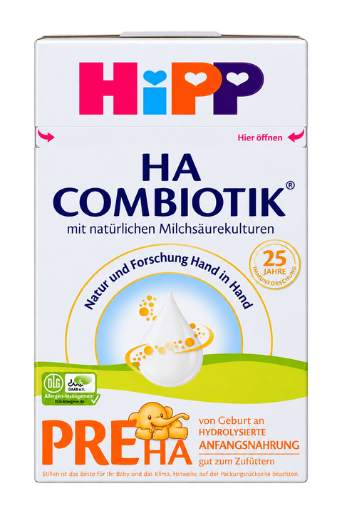 HiPP HA Combiotic Stage PRE Formula front packaging