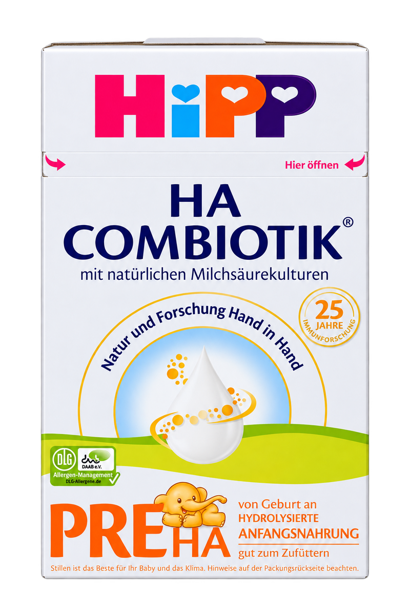 HiPP HA Combiotic Stage PRE Formula front packaging