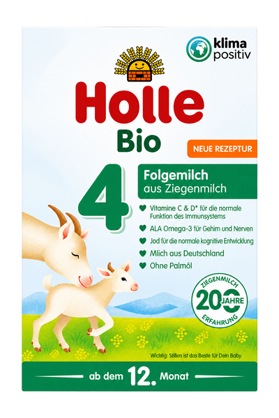 Holle Goat Stage 4 Organic Toddler Formula front packaging
