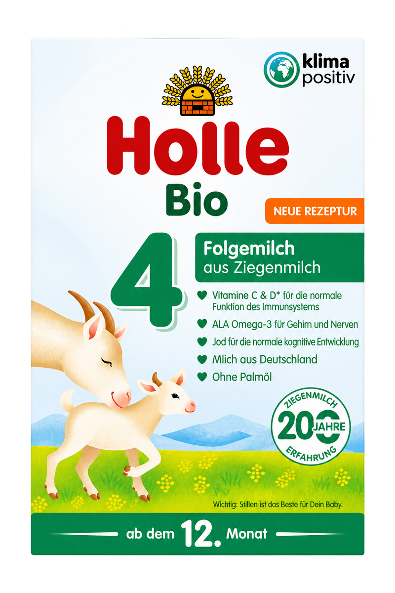Holle Goat Stage 4 Organic Toddler Formula front packaging