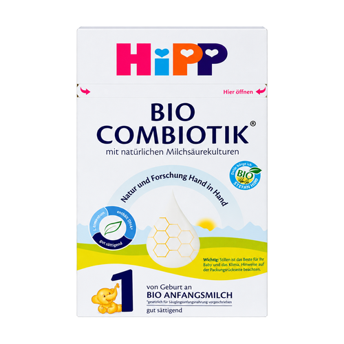 HiPP Combiotic Stage 1 Organic Infant Formula front packaging