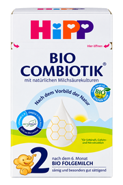 HiPP Combiotic Stage 2 Organic Follow-On Formula front packaging