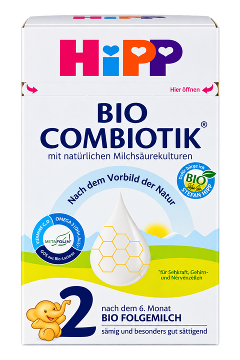 HiPP Combiotic Stage 2 Organic Follow-On Formula front packaging