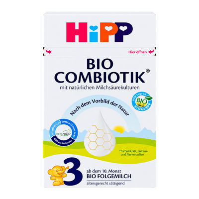 HiPP Combiotic Stage 3 Organic Follow-On Formula front packaging