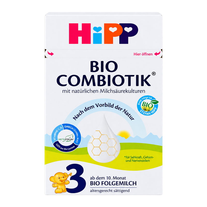 HiPP Combiotic Stage 3 Organic Follow-On Formula front packaging