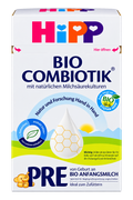 HiPP Combiotic Stage PRE Organic Infant Formula front packaging