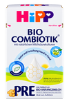 HiPP Combiotic Stage PRE Organic Infant Formula front packaging