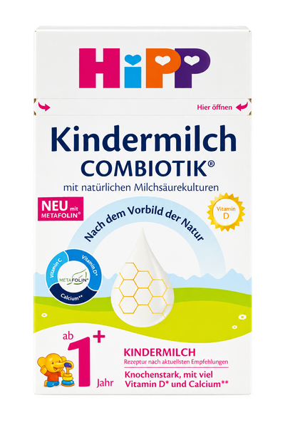 HiPP Combiotic Kindermilch 1+ Toddler Formula front packaging