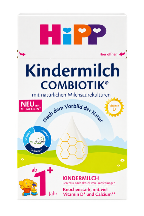 HiPP Combiotic Kindermilch 1+ Toddler Formula front packaging