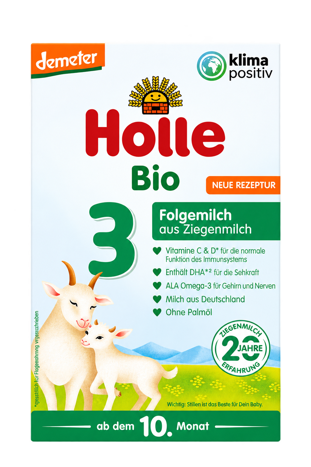 Holle Goat Stage 3 Organic Toddler Formula