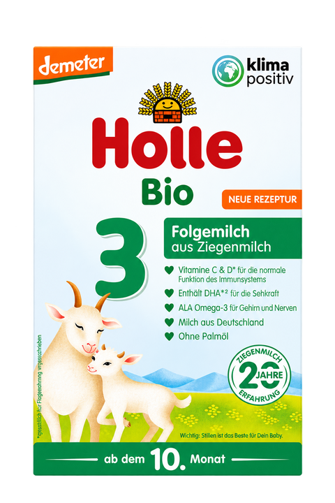 Holle Goat Stage 3 Organic Toddler Formula product packaging